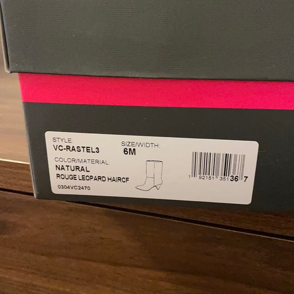 NWT Vince Camuto Rastel 3 Calf Hair Cone Heel Boot - Picture 7 of 13